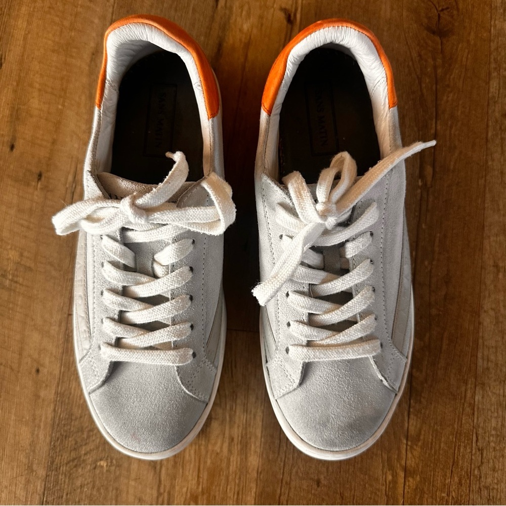 Sans Matin The Zoya Luxury Suede Platform Trainer Sneaker - Picture 5 of 12